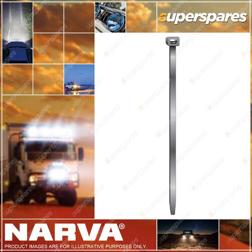 Narva Cable Ties 4.8 X 200mm 8 Inch Bundle Diameter 54mm 100 Pack