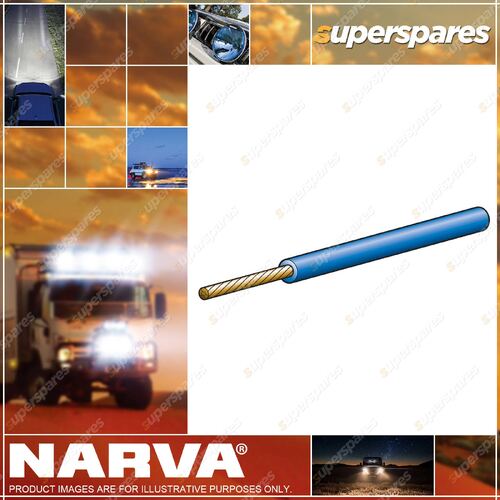 Narva 5 Amps 2.5mm Blue Color Single Core Cable Length 30 Meters 5812-30BE