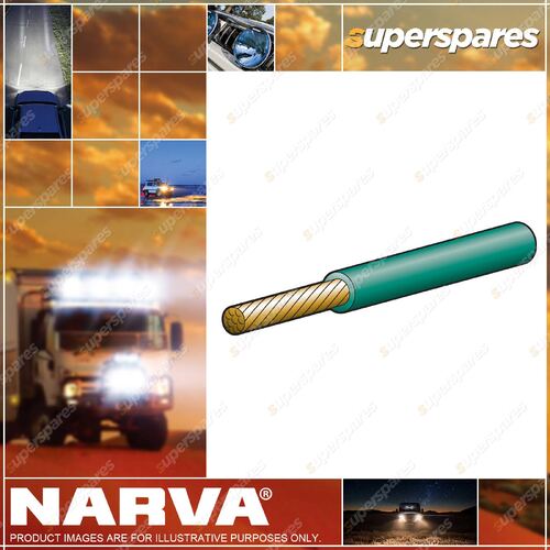 Narva 25 Amps 5mm Green Color Single Core Cable Length 30 Meters 5815-30GN