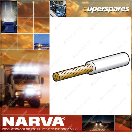 Narva 50 Amps Single Core Cable 6mm White Color Single Core Cable Length 30m