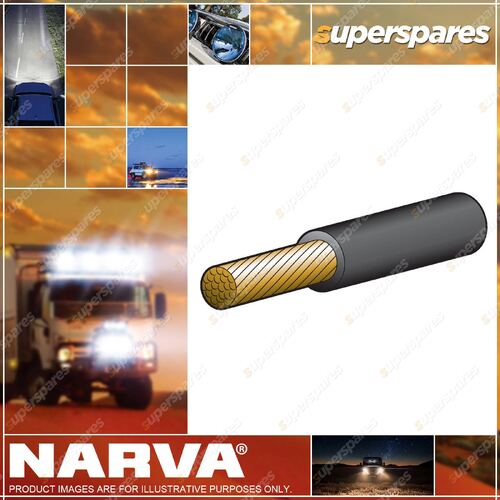 Narva 100 Amps Black 8 Battery & Starter Cable Length 30 Meters 5808-30BK