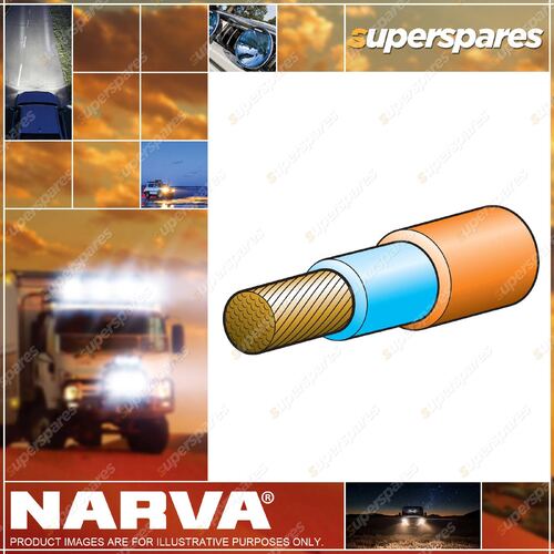 Narva 320A 50mm Double Insulated Welding Cable 10M Orange Nitrile Sheath