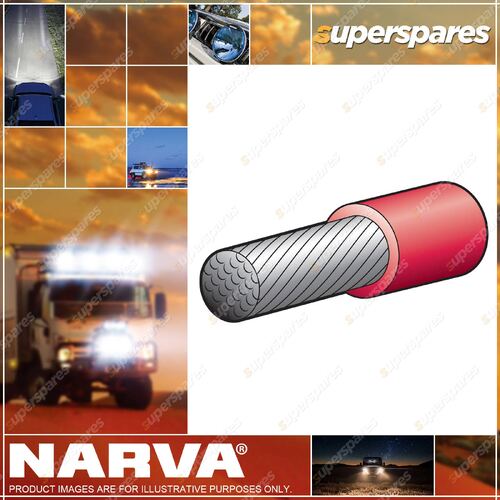 Narva 255 Amps 2 Battery & Starter Single Core Battery Cable Length 30 M Red