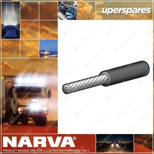 Narva 50 Amps Black Color Single Core 6mm Marine Cable Length 30 Meters