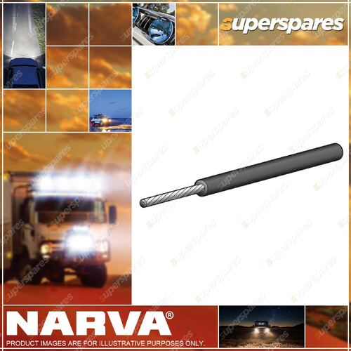 Narva 4 Amps Black Color 2mm Marine Single Core Cable Length 30 Meters