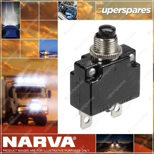 Narva 30 Amp Panel Mount Manual Resetting Circuit Breaker Box of 1