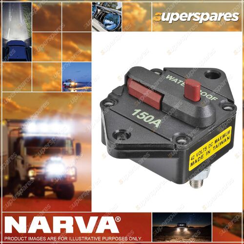 Narva 12 - 42V 150 Amp Circuit Breaker High Amp Manual Reset Box of 1