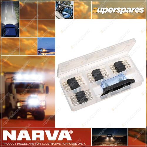 Narva ANM Fuse Assortment Contains 19 ANM fuses and 1 fuse holder