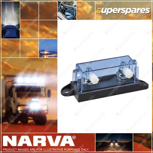 Narva In-Line ANM Fuse Holder with Transparent Cover and 100 Amp Fuse