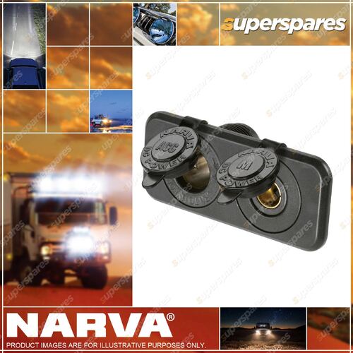 Narva Heavy Duty Twin Accessory/Merit Sockets Blister Pack Part NO. of 81140BL