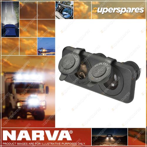 Narva Heavy Duty Twin Accessory/Engel Type Sockets Blister Pack 81141BL