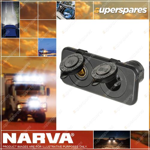 Narva Heavy Duty Twin Merit/Engel Type Sockets Blister Pack Part NO. of 81142BL