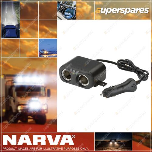 Narva Cigarette Lighter Plug With Extended Lead Sockets & Lighter Fixture