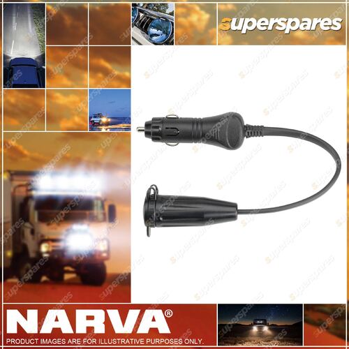 Narva Heavy Duty Adaptor Cigarette Lighter Plug To Merit Socket Blister Pack