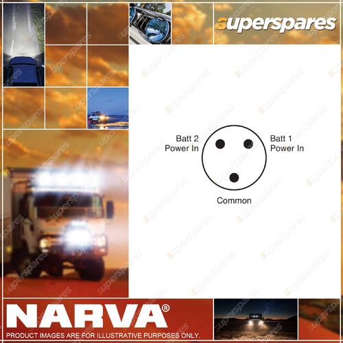 Narva Battery Master Switch Rotary Style With 4 Positions For HD auto & marine