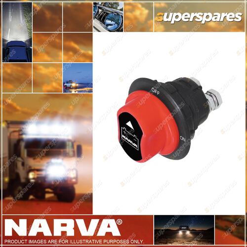 Narva Compact Rotary Battery Master Switch - With Removable Keyed Knob