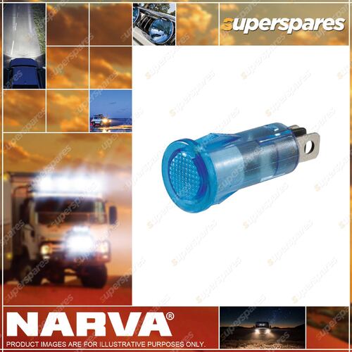 Narva 24 Volt Blue LED Pilot Lamp Push-fit design with push on terminal Blister