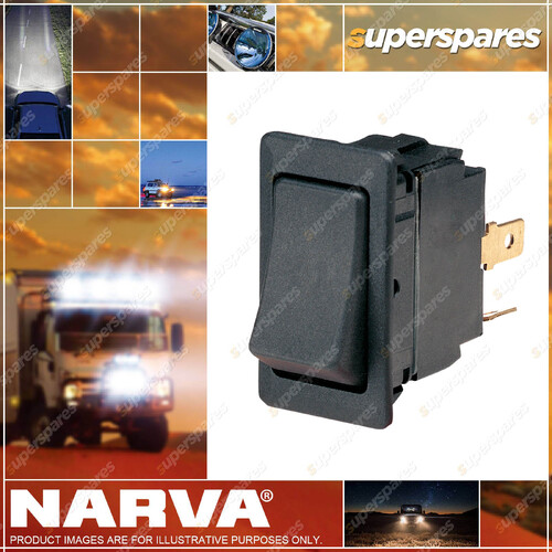 Narva Off/Momentary On Heavy Duty Rocker Switch Blister Pack 63050BL