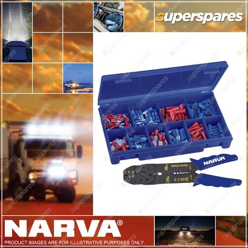 Narva Diy Terminal Assortment Include 200 blade bullet & cable joiner terminals