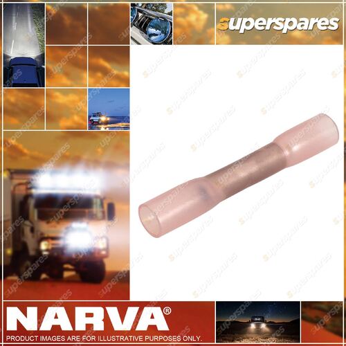 Narva Adhesive Lined Cable Joiner Red Color Pack of 50 Part NO.of 56350