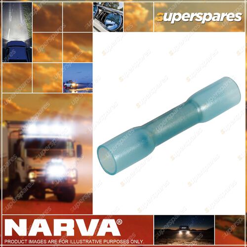 Narva Adhesive Lined Cable Joiner Blue Color Blister Pack Of 12 56352BL