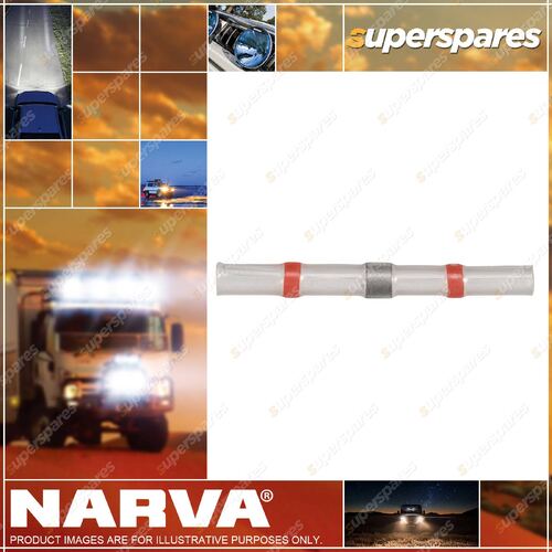 Narva Solder Splice Terminator Wire Size 1.5 ¨C 2.5mm Red Color 25 Pack