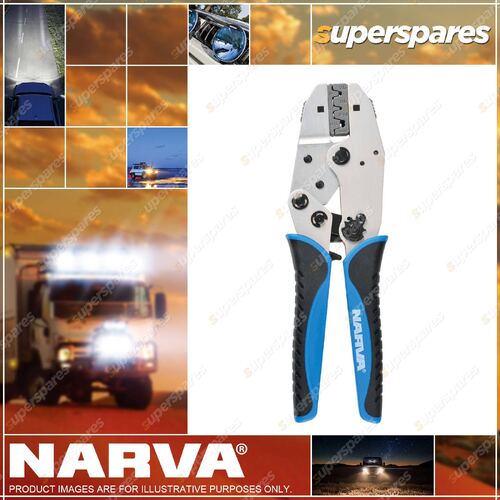 Narva Master Ratchet Crimping Kit Include interchangeable heads Part NO.of 56523