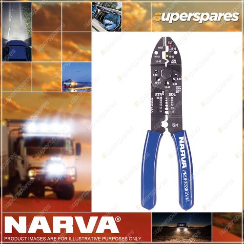 Narva Professional Crimping Tool Blister Pack Wire 2.5mm-6mm Cuts Bolts M2.5-M5