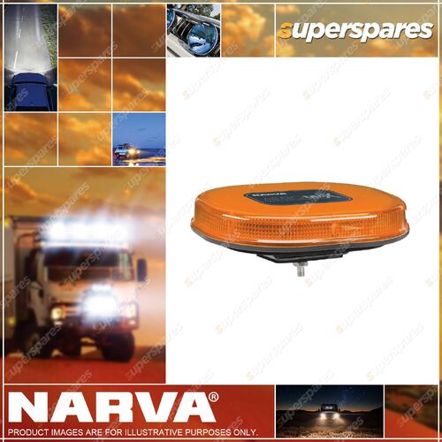 Narva 12/24V Aeromax Mini L.E.D Light Box Amber Single Bolt Mount