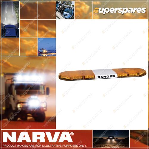 Narva 12 Volt Legion Light Bar Amber, Illuminated Opal Centre - 1.2M