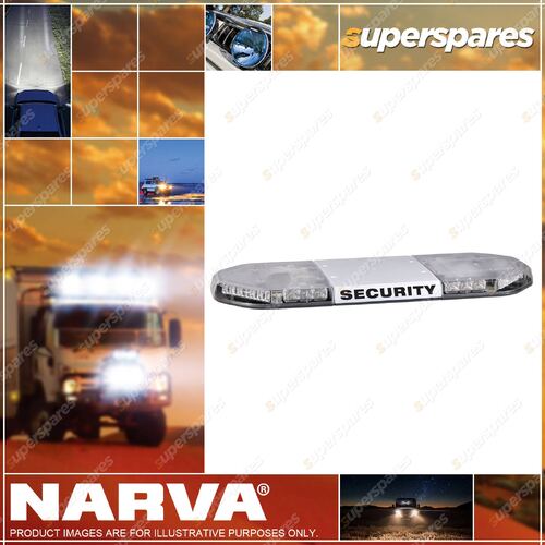 Narva 12V Legion Light Bar Amber, Clear Lens, Illuminated Opal Centre - 0.9M