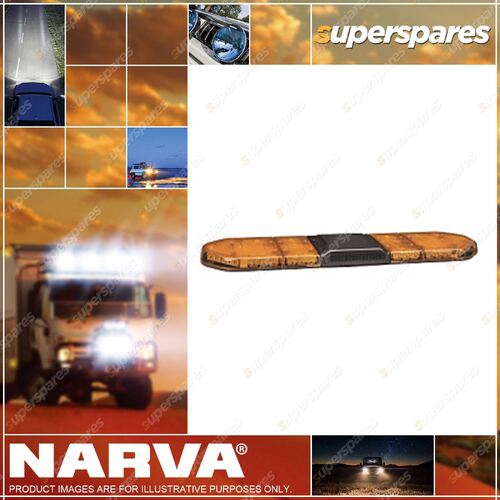 Narva 12 Volt Legion Light Bar Amber With 100W Speaker Centre - 1.2M