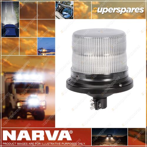 Narva Pulse High Output LED Strobe Light Amber 8 Flash Patterns Pipe Mount