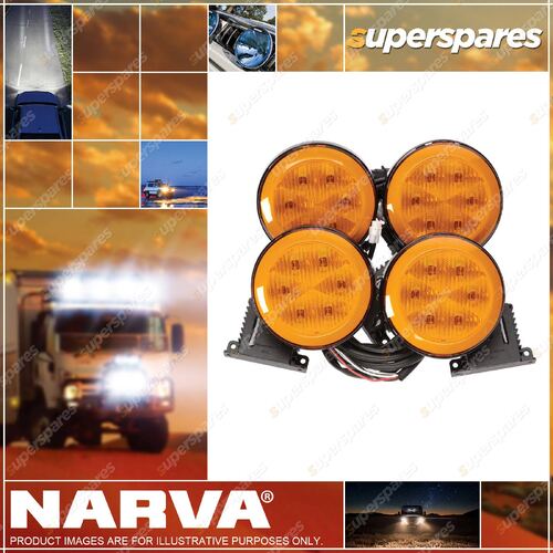 Narva 24 Volt L.E.D School Bus Warning System with Flash Controller and Harness