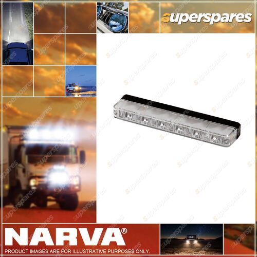 Narva 12 / 24 Volt Slimline L.E.D Warning Light Amber - 6 L.E.Ds 85211A