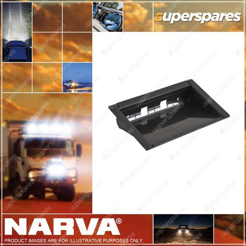 Narva 12 / 24 Volt Slimline L.E.D Warning Light Amber With Shroud