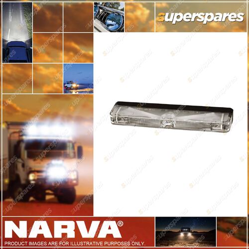 Narva 12 / 24 Volt Slimline L.E.D Warning Light White - 3 L.E.Ds 85200W