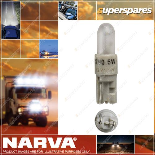 Narva 24 Volt 1.2W Kw2 X 4.6D Type White Dash Panel Globe Part NO.of 47706