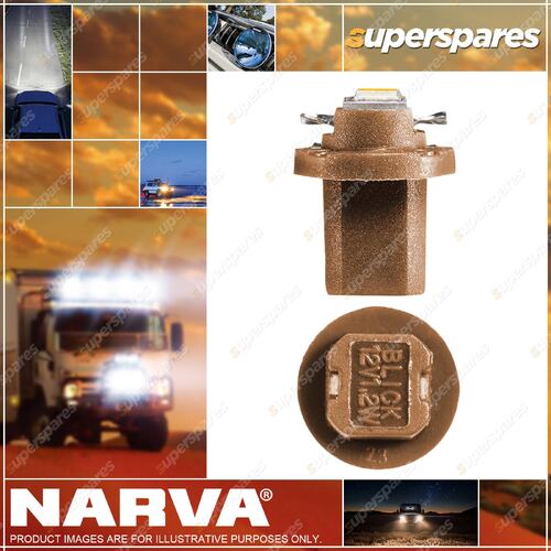 Narva 24 Volt Bx8.5D Brown Color Base LED Dash Panel Globes Part NO. of 47786LED