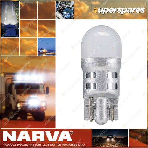 Narva 12 Volt T10 Wedge L.E.D Globes 6000K Blister Pack Of 2 Part NO.of 18200BL