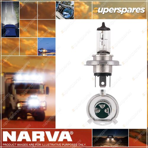 Narva 12V H4 60/55W Long Life P43T Halogen Headlight Globe Box Of 1