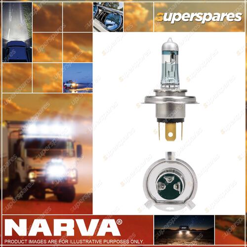 Narva 12V H4 60/55W Blue Plus 110 Halogen Headlight Globes Blister Pack Of 1