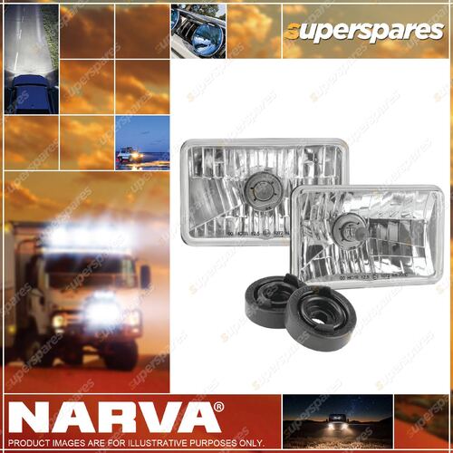 Narva Halogen Headlamp - H4 Conversion Kit - 165 X 100mm High/Low Beam Free Form