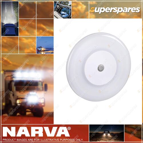 Narva 10 - 30V LED Round Interior Lamp with Touch On/Dim/Off Switch Warm White