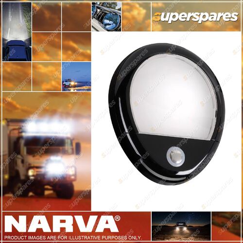 Narva 10 - 30V LED Oval Interior Lamp with Touch On/Dim/Off Switch Cool White