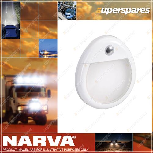 Narva 10¨C30 Volt LED Oval Interior Lamp with Touch On/Dim/Off Switch Warm White