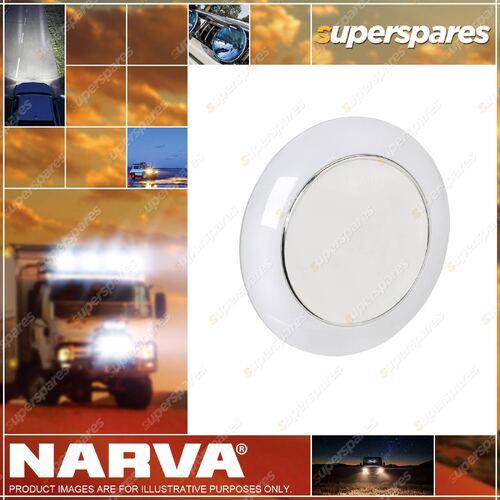 Narva 9-33 Volt Round Saturn 75mm LED Interior Lamp With Touch Sensitive Switch