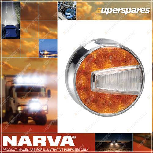 Narva 12V Led Front Direction Indicator & Park Lamp Amber/White Cable Left