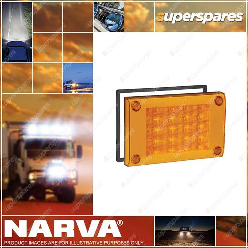 Narva 9 - 33V LED Rear Direction Indicator Lamp Amber With Retro - fit Gasket