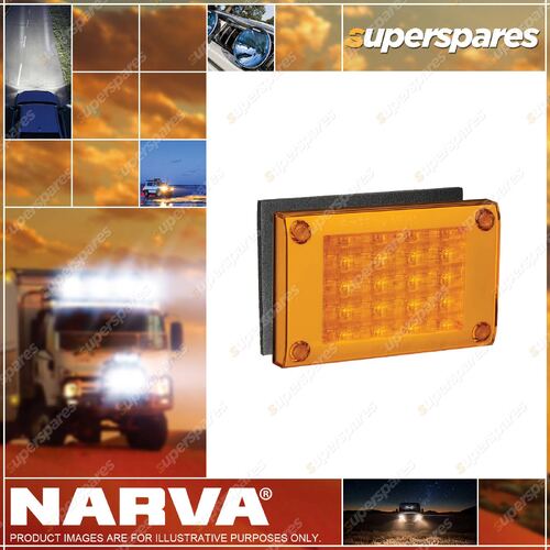 Narva 9¨C33V LED Rear Direction Indicator Lamp Amber With Surface Mount Gasket